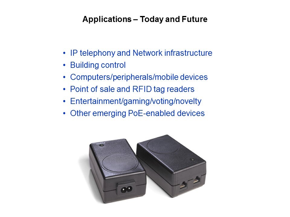 Power over Ethernet Slide 17