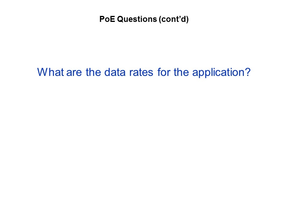 Power over Ethernet Slide 26