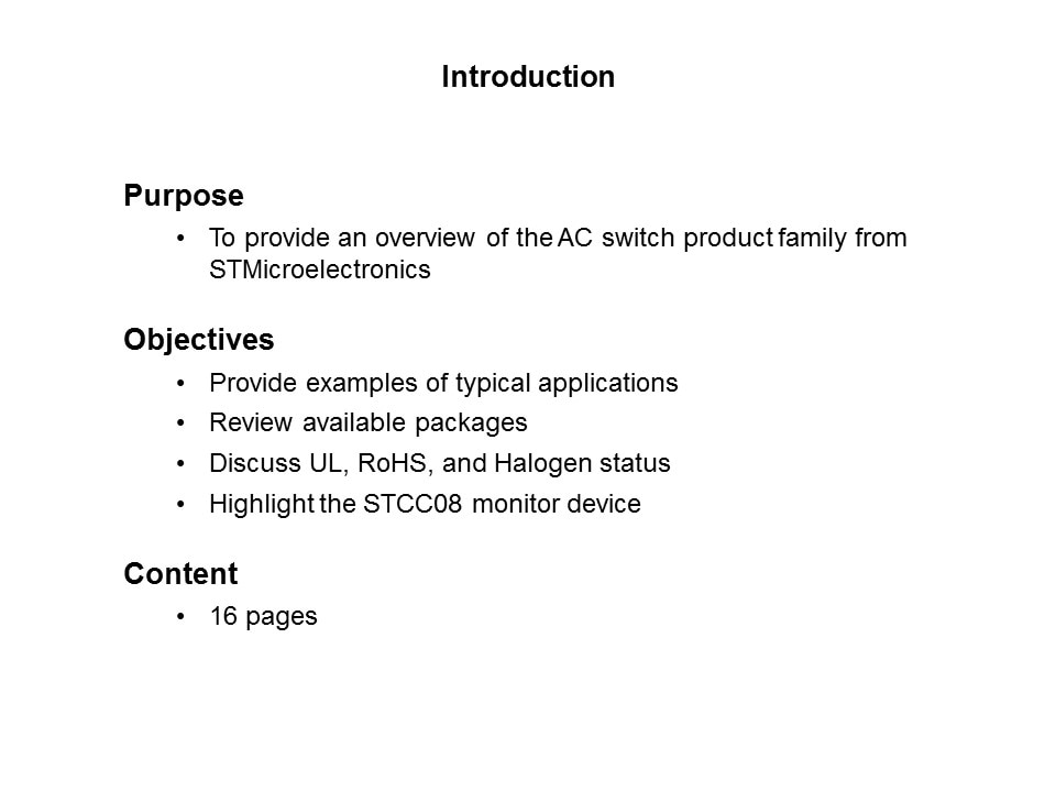 AC Switches Family - Part 2 Slide 1