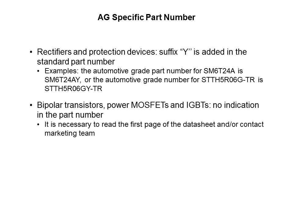 Automotive Grade Transistors and Discretes Slide 19