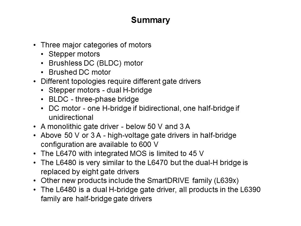 Gate Drivers Overview Slide 31