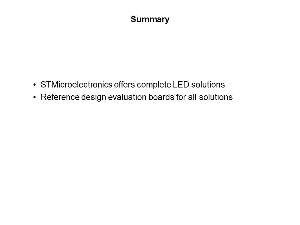 High Intensity LED Drive Solutions 18