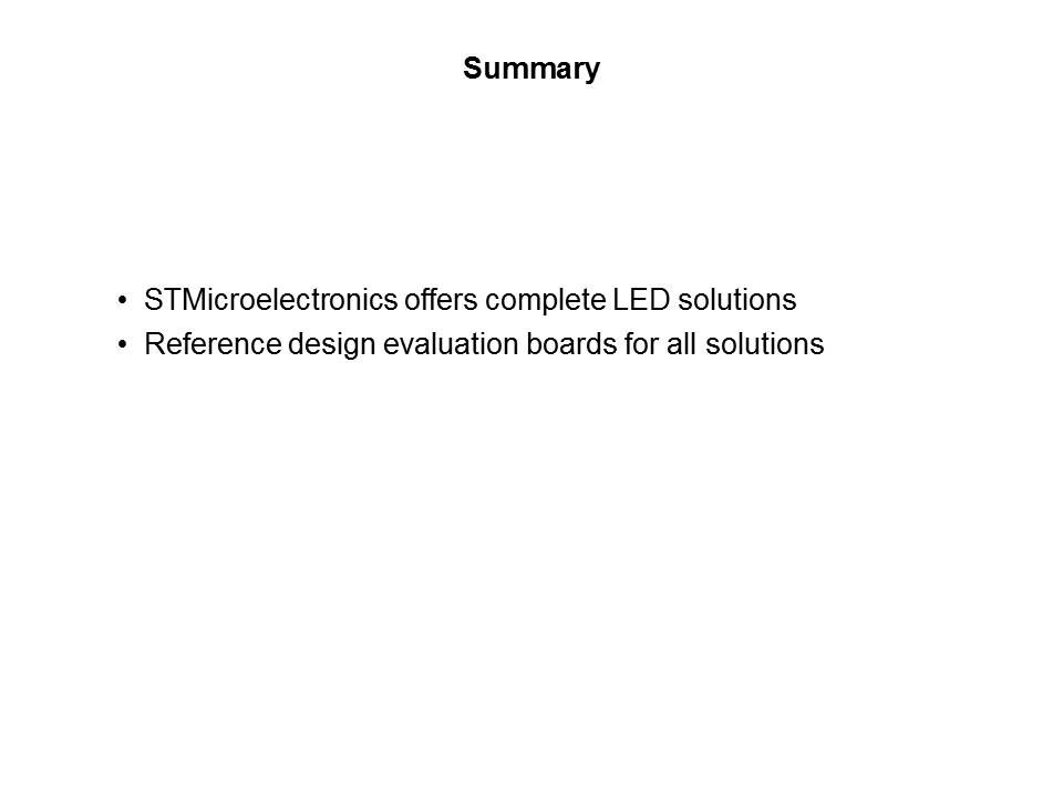 High Intensity LED Drive Solutions 18