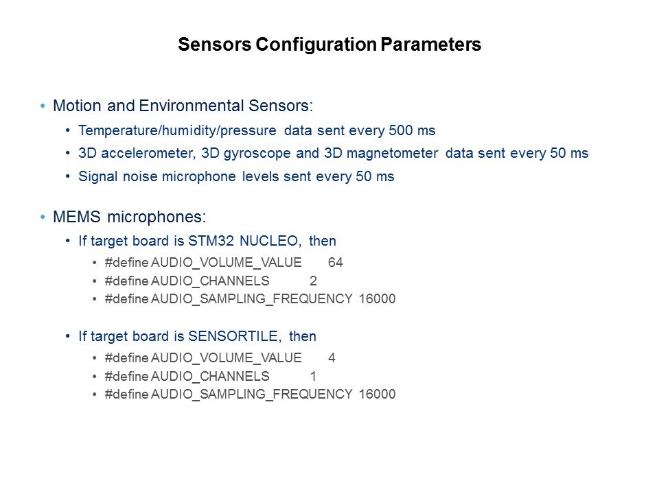 sens config para