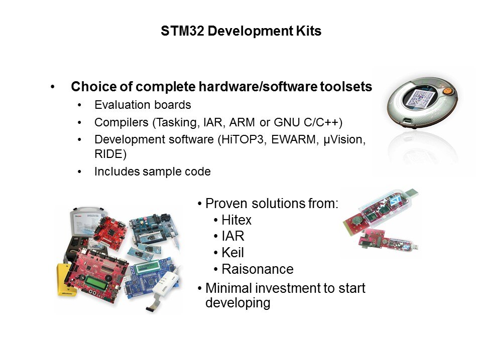 STM32 Cortex-M3 32-bit Microcontrollers Slide 16