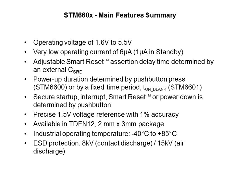 STM660x Smart On-Off Controller Slide 21