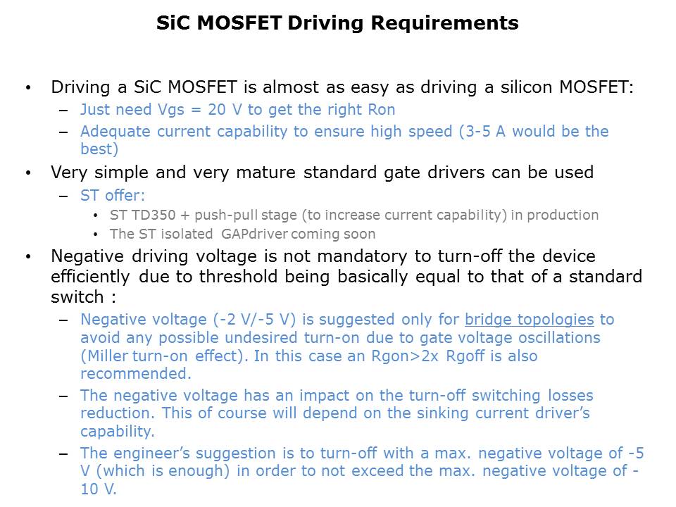 Silicon Carbide MOSFETs Slide 24