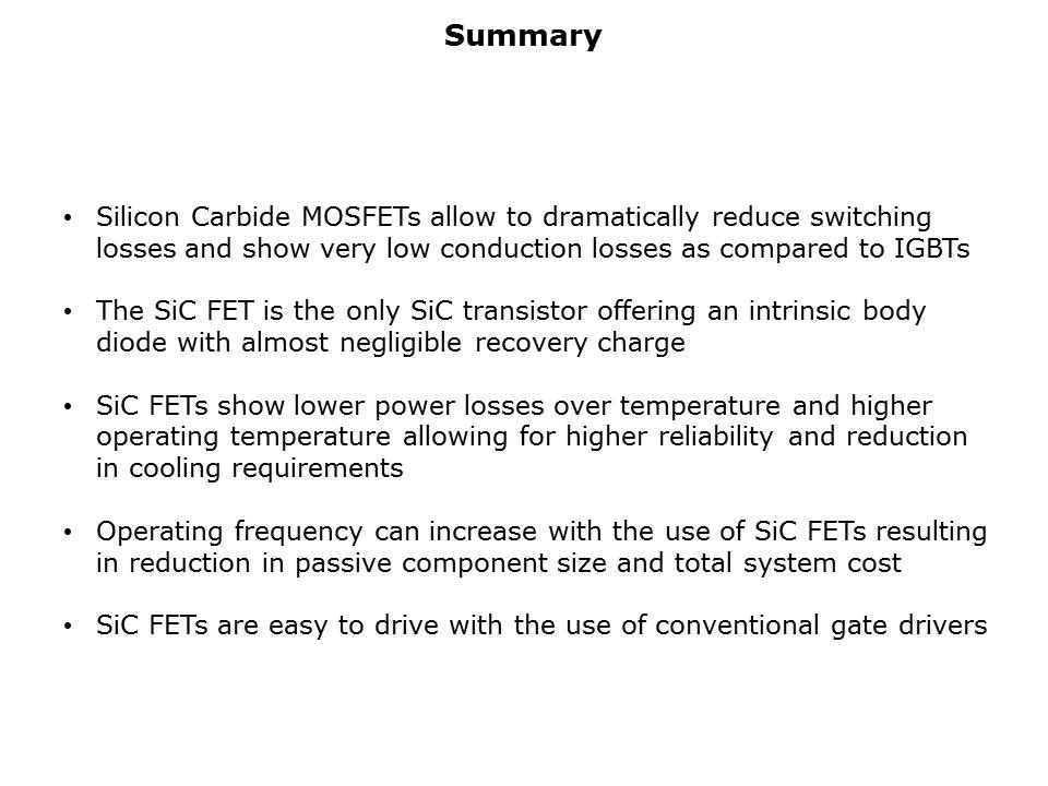 Silicon Carbide MOSFETs Slide 25