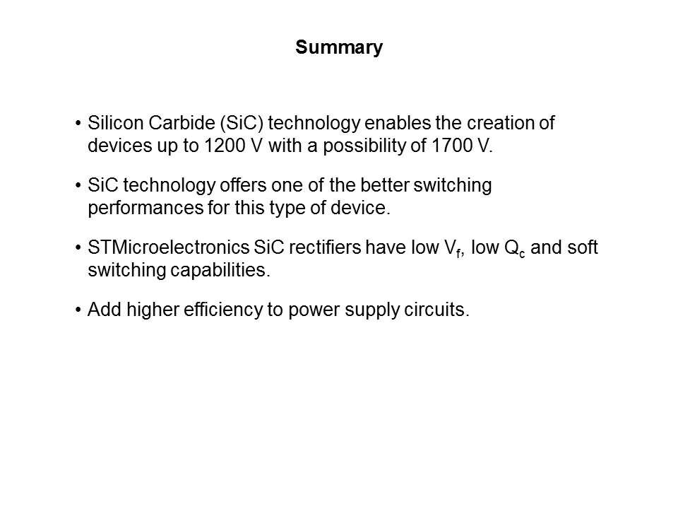 Silicon Carbide Rectifiers Slide 18