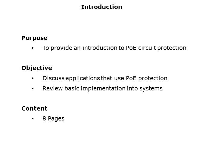 PoE Circuit Protection Slide 1