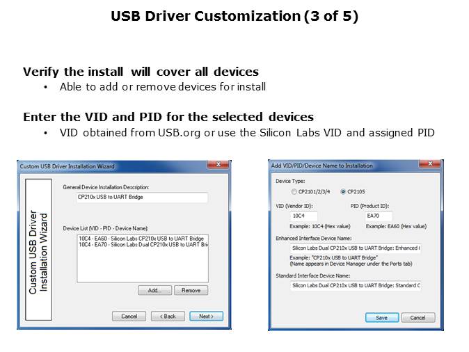 CP21xx USB Bridge Slide 20