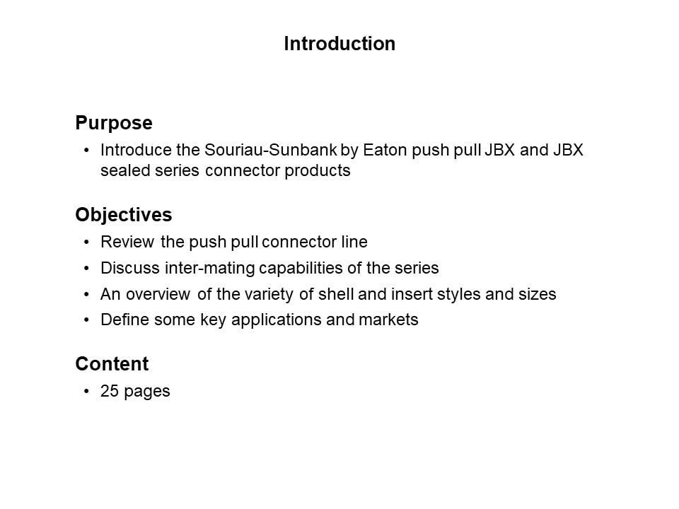 Push Pull Connectors Slide 1