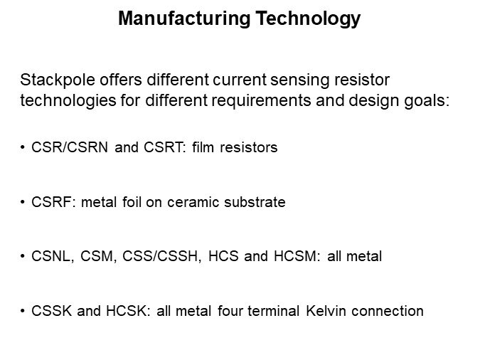 Manufacturing Technology