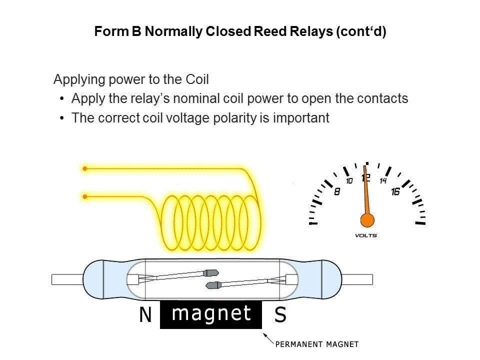 Latching Form B Reed Relays Overview Slide 9