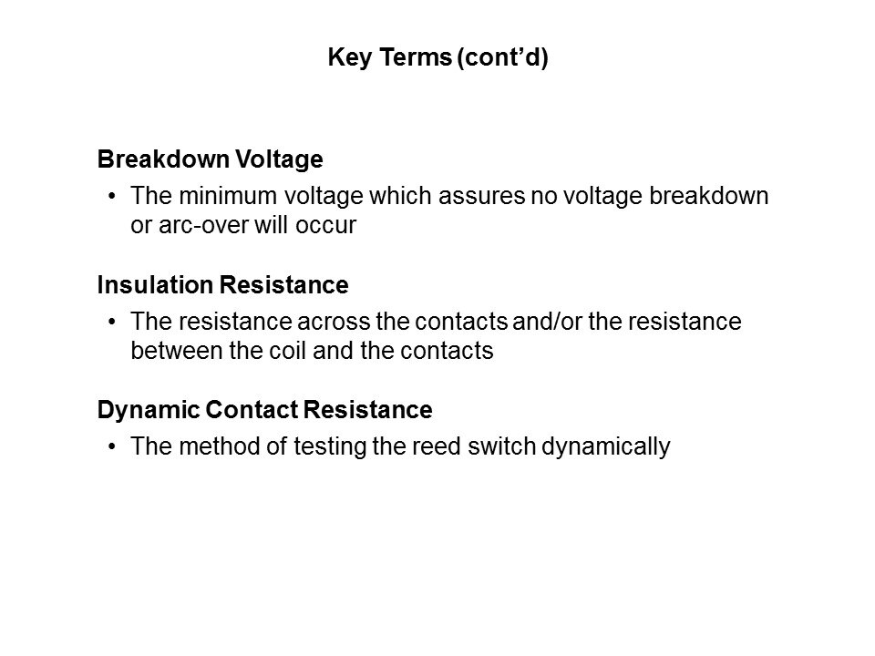 Reed Relay Overview Slide 5