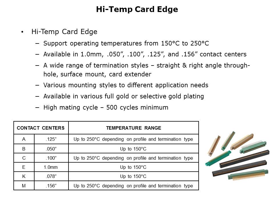 Hi-Temp Connectors Slide 3
