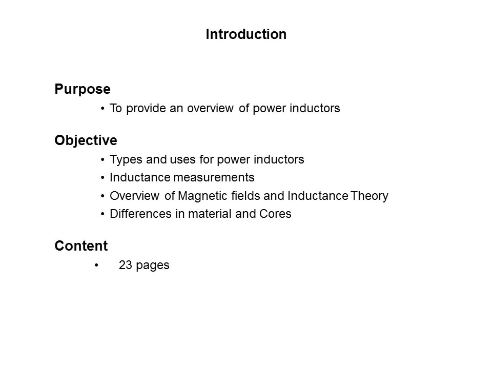 Power Inductor Basics Slide 1