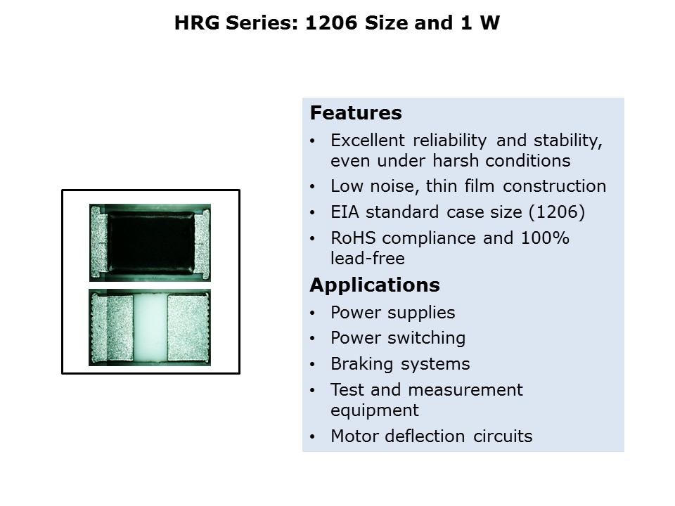 High Power Chip Resistor HRG Series Slide 4