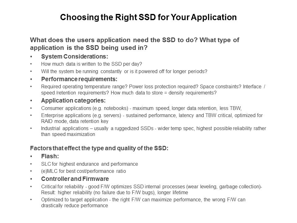 HDD to SSD Migration in Embedded Systems Slide 6