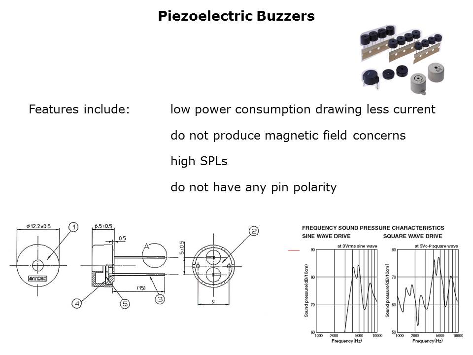 Piezoelectric and Electromagnetic Buzzers Slide 3