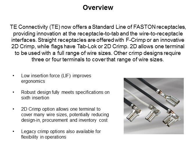 Standard Line of FASTON - Slide2