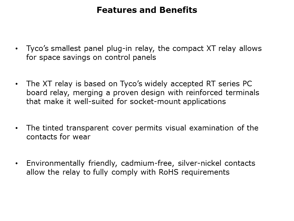 XT Series Relays Slide 4