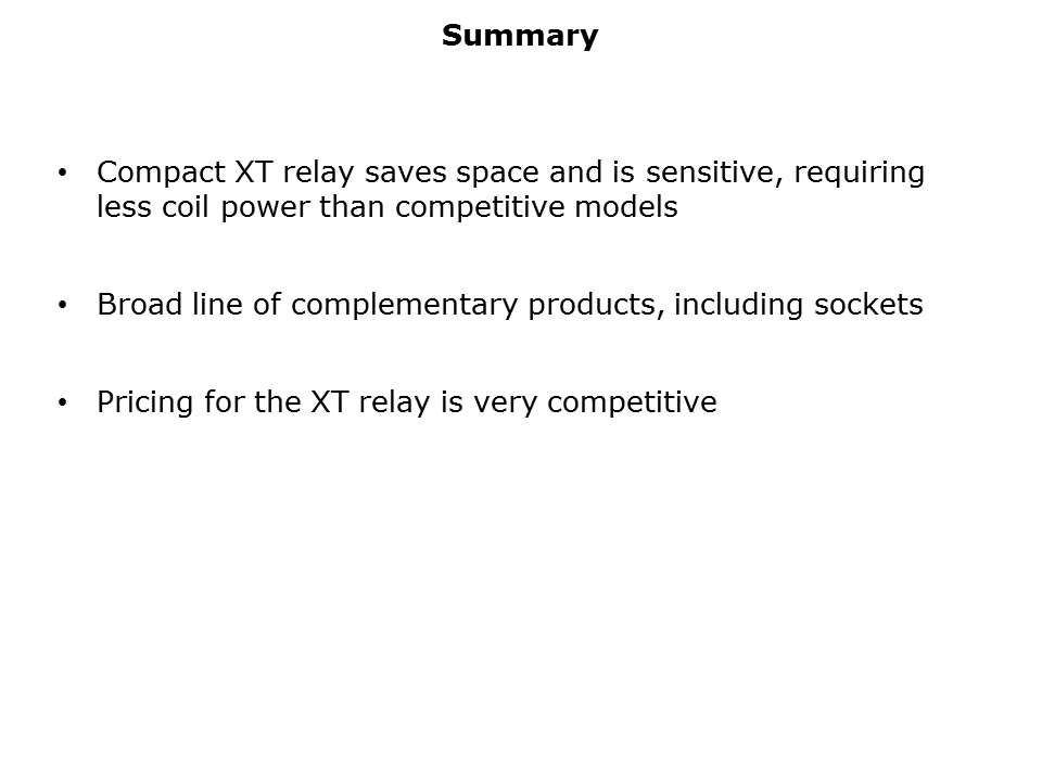 XT Series Relays Slide 6