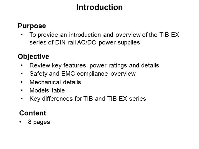 TIB-EX Series Slide 1