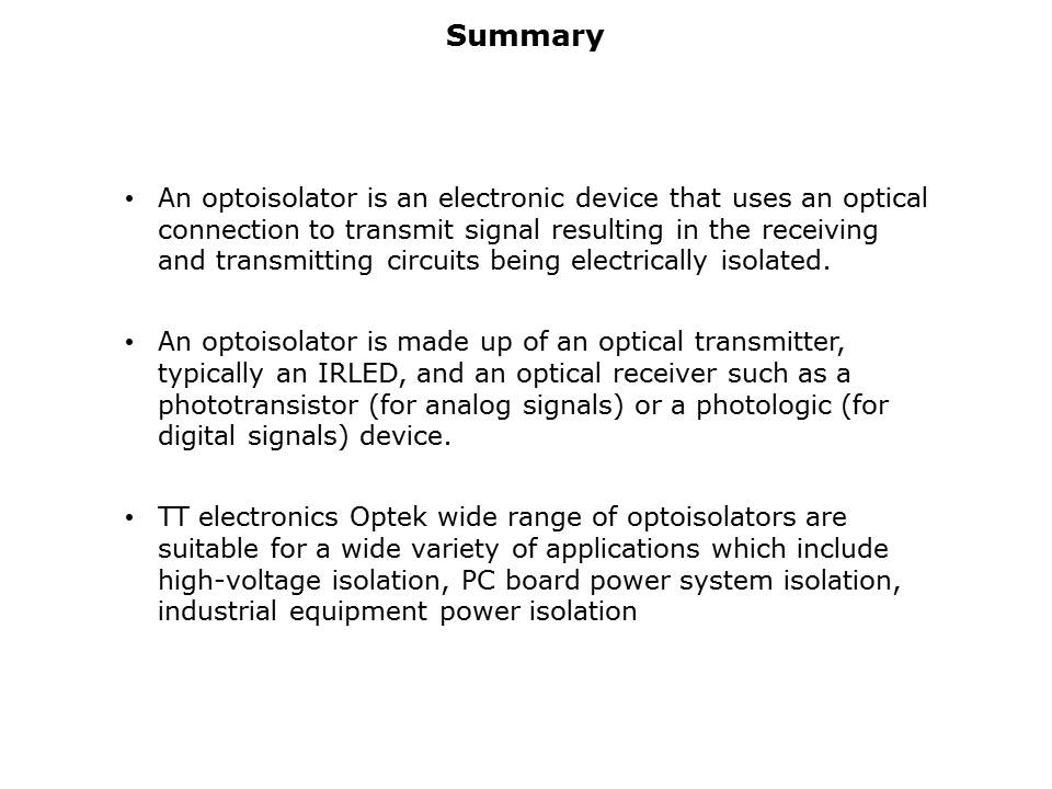 Optoisolators Slide 15