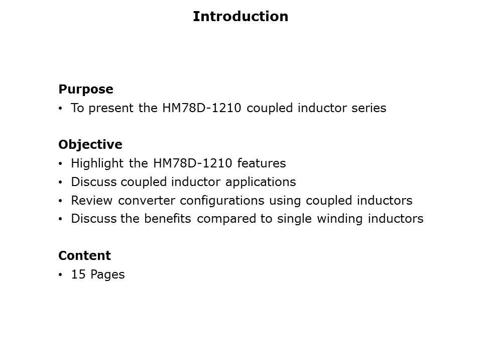 Surface Mount Coupled Inductors Slide 1