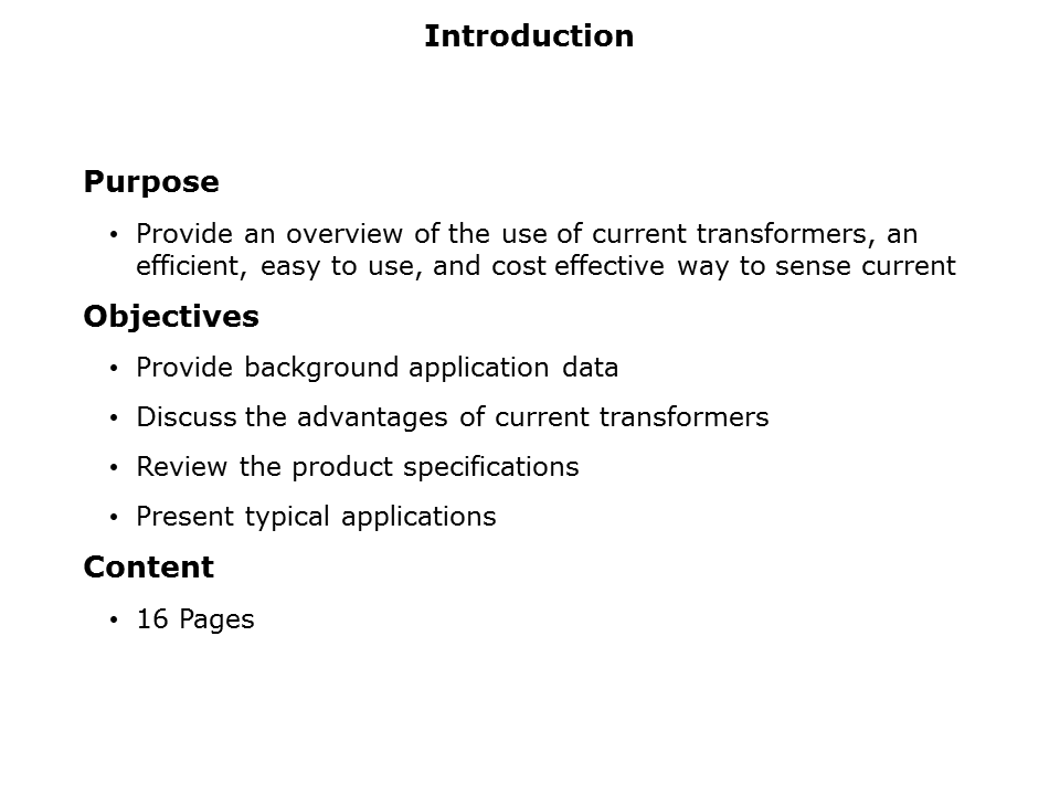 Understanding and Using Current Transformers Slide 1