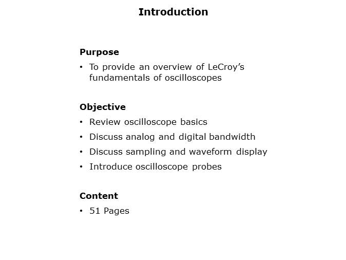 Fundamentals of Oscilloscopes Slide 1