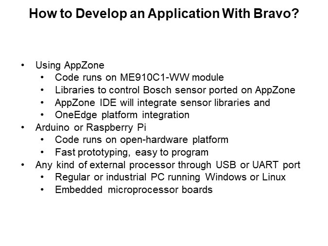 How to Develop an Application With Bravo?