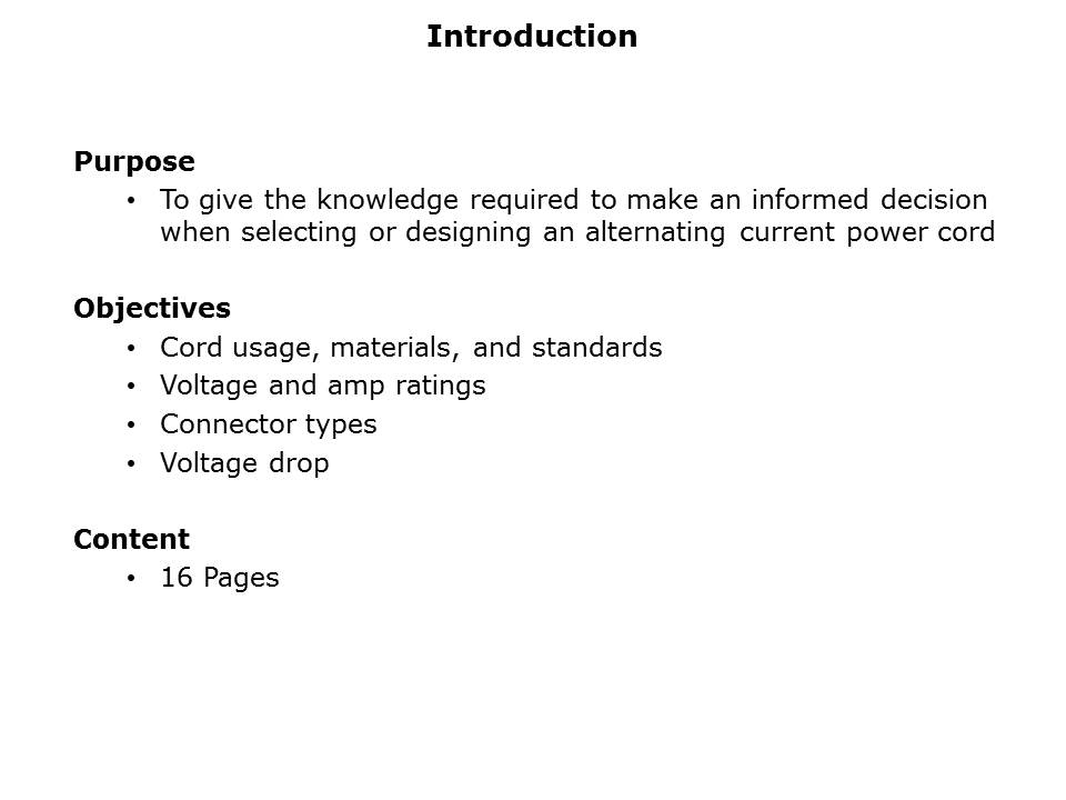 Power Cords Slide 1