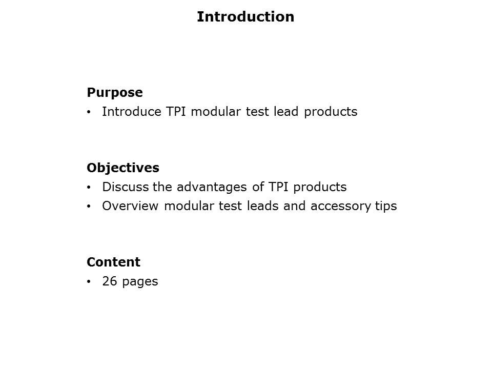 Modular Test Leads Slide 1