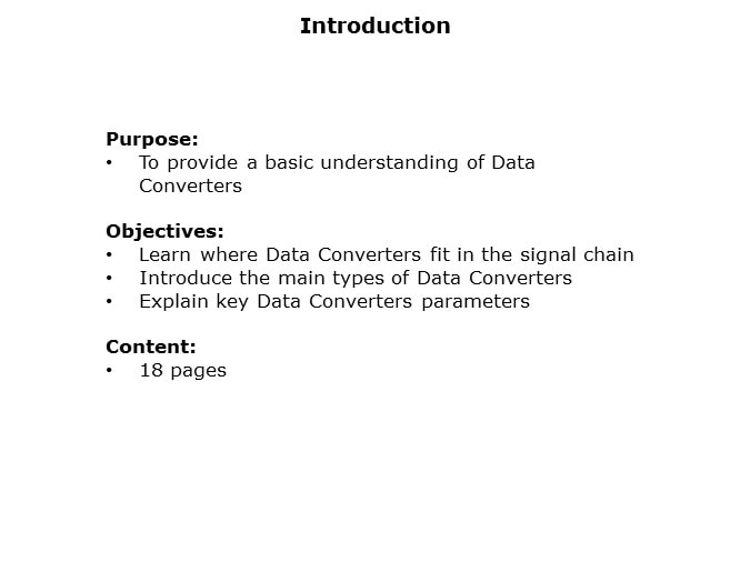 Image of Texas Instruments Data Converter Basics