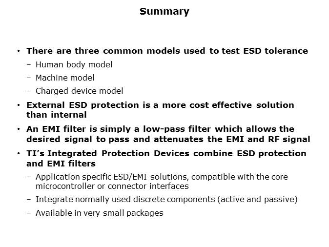 ESD/EMI Protection Slide 28