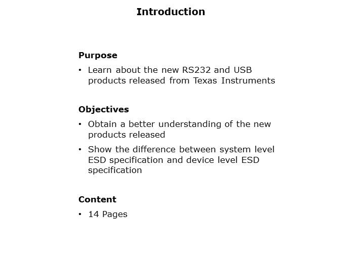 RS-232 and USB Transceiver Slide 1