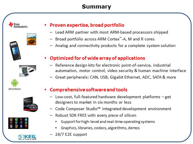 Sitara AM335x ARM Cortex -A8 Microprocessors Slide 10