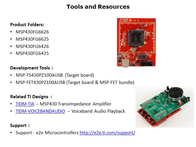 MSP430FG6x2x Series of Mixed Signal Microcontrollers Slide 6