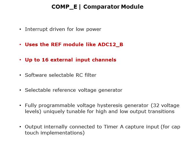 MSP460FR5969 Low Power FRAM MCU Slide 23