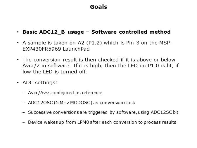 MSP430FR5969 LaunchPad Part 6 Slide 3