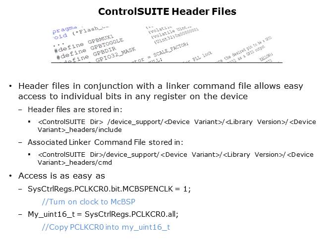 Topic 8 ControlSUITE Slide 6