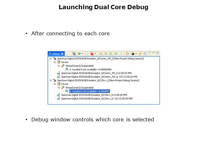 Code Composer Support for the Concerto Line Slide 10