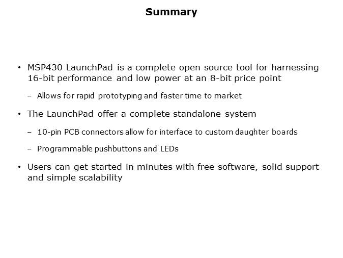 LaunchPad Overview Slide 13