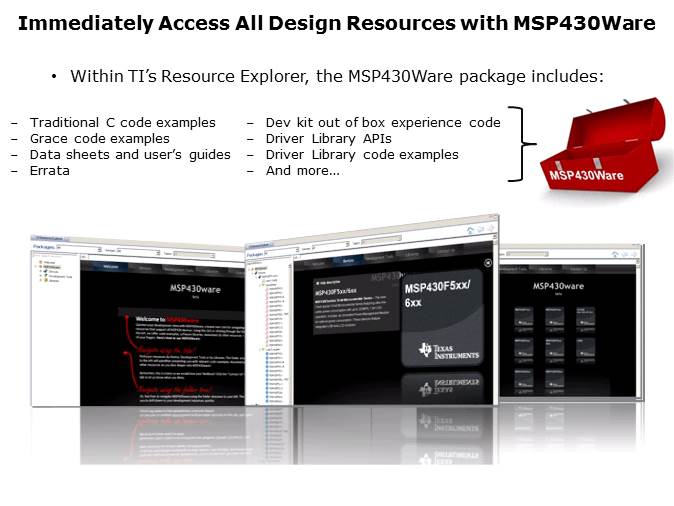 MSP430Ware Overview Slide 3