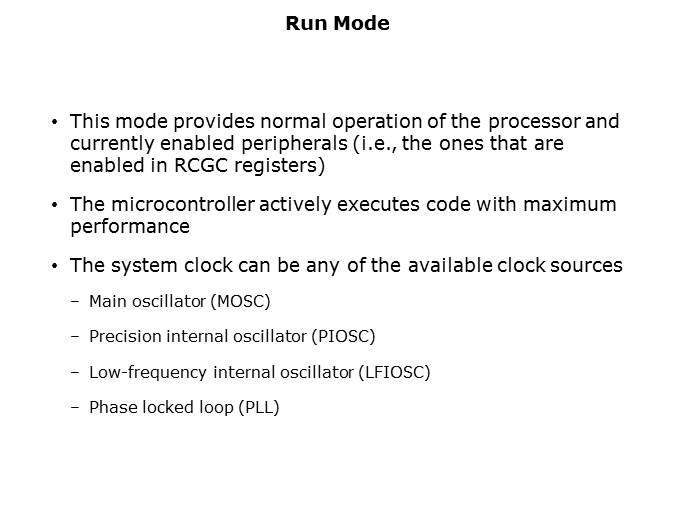 Tiva C Series TM4C123x Low Power Slide 3