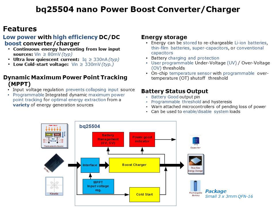 Power - bq25504 Slide 9