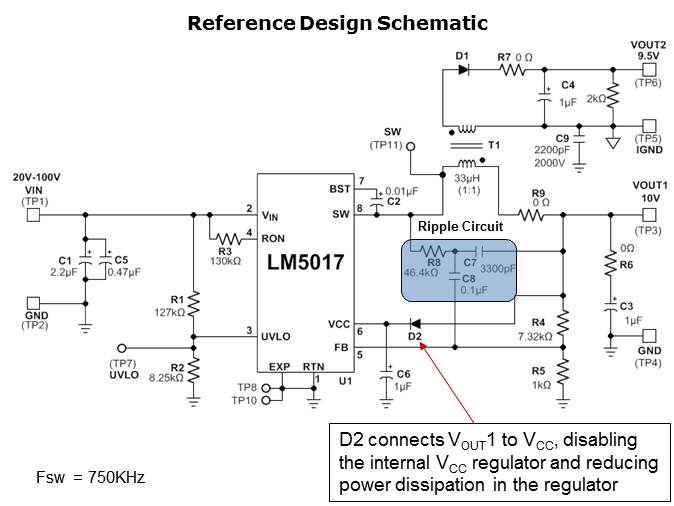 LM5017 100 V 600 mA Synchronous Buck Converter Slide 7