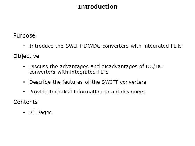 Understanding SWIFT Step-Down DC-DC Converters Slide 1